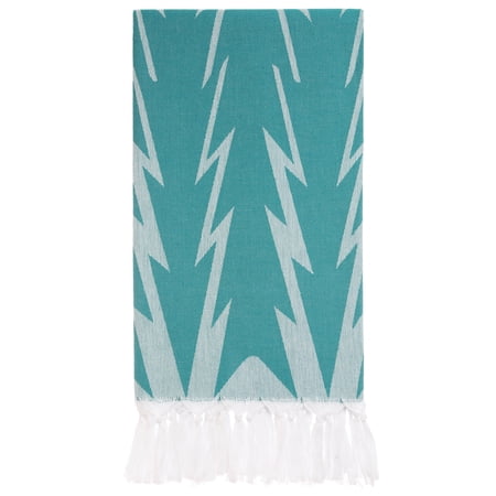 Cacala Turkish Beach Towel 100% Cotton Sand-Free and Quick-Drying, Perfect as an Extra Large Travel Towel, or Gift for Beach Lovers, 37" x 70"