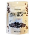 Cacao Therapy Dark Chocolate Covered Espresso Beans 5.7 Oz! Made th