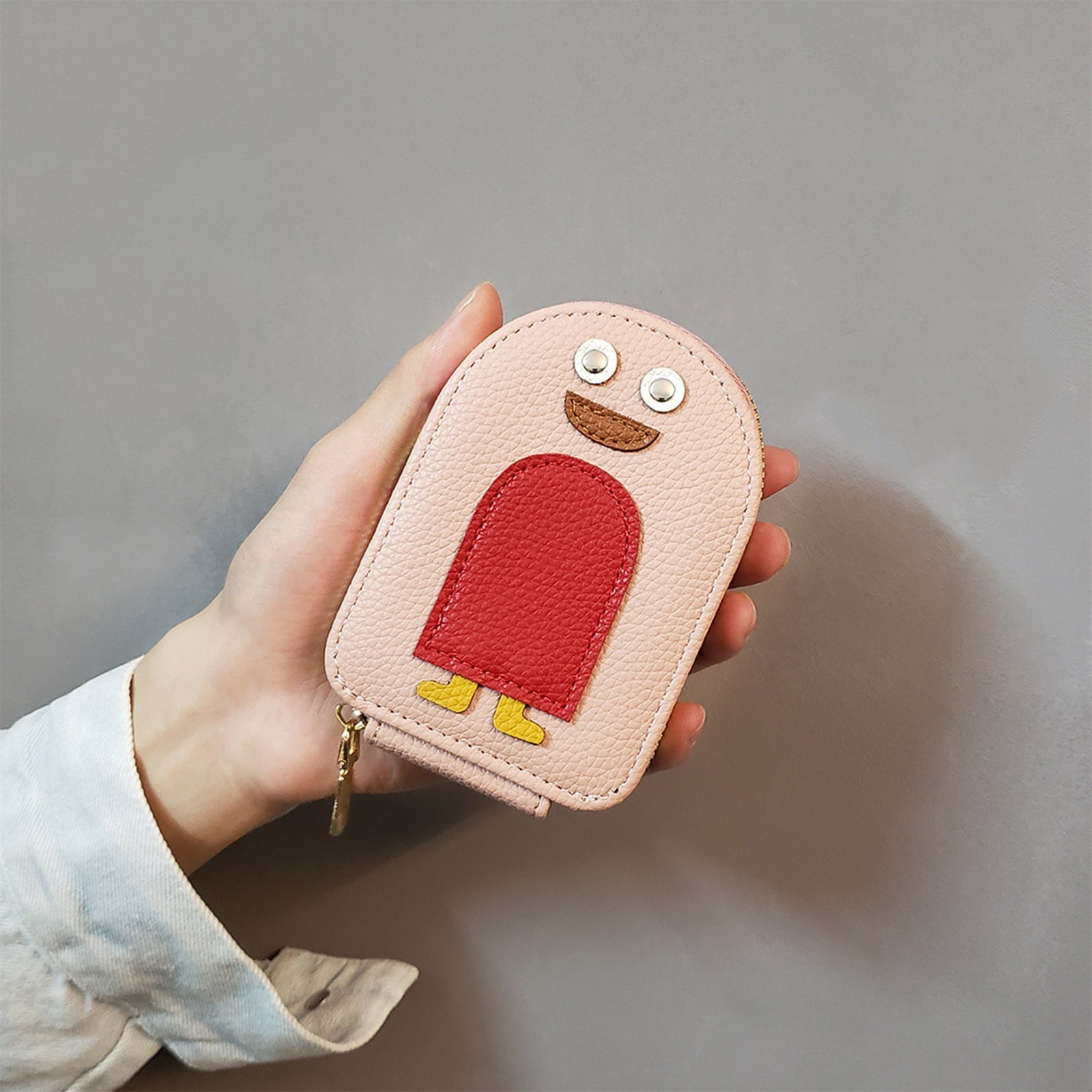 Cacfwgk Business Card Holder Clearance Sales Cute Penguins PU Credit