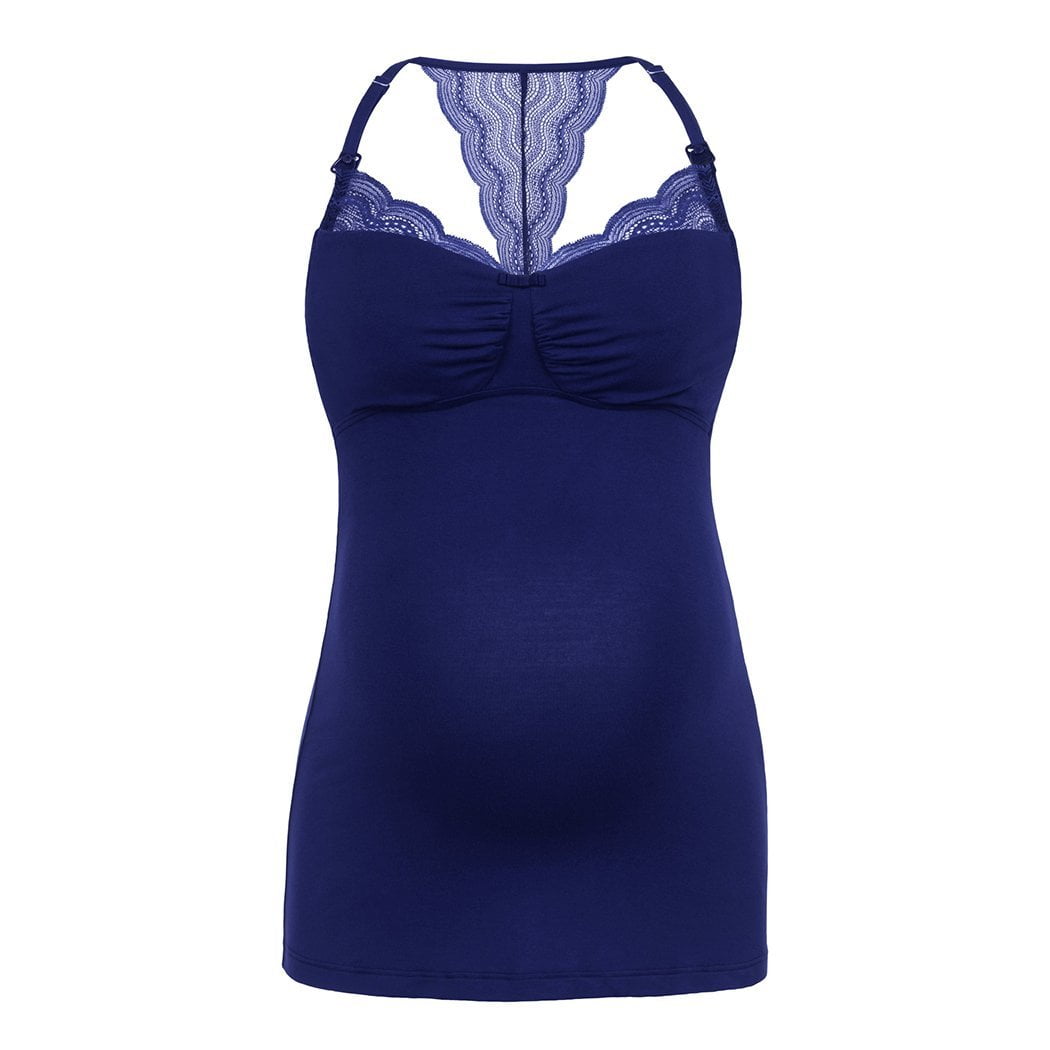 Cache Coeur Womens Serenity Maternity and Nursing Top, M, Black