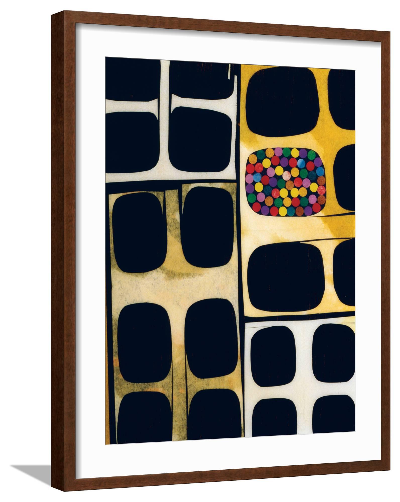 Art.com Cache Art Print by Rex Ray, Brown Frame Wall Art, 23