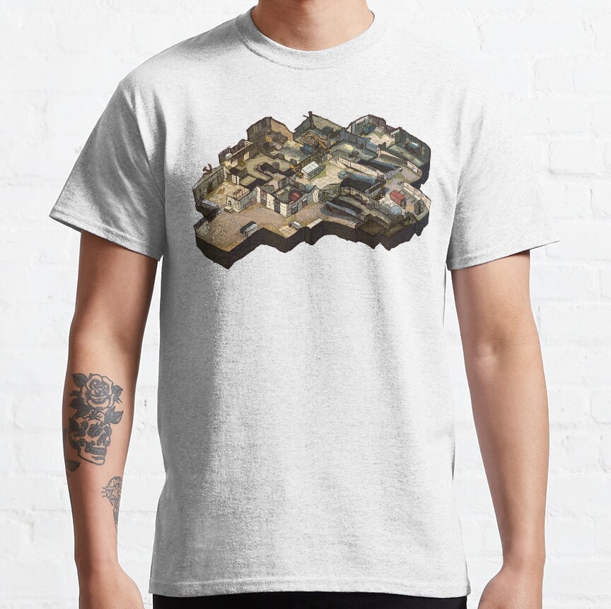 Cache Isometric CSGO Map Poster Classic T-Shirt - Walmart.com