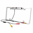 thumbnail image 1 of UNIVERSAL SLIM LICENSE PLATE HD CAMERA W/ WIDE VIEWING ANGLE IN CHROME, 1 of 10