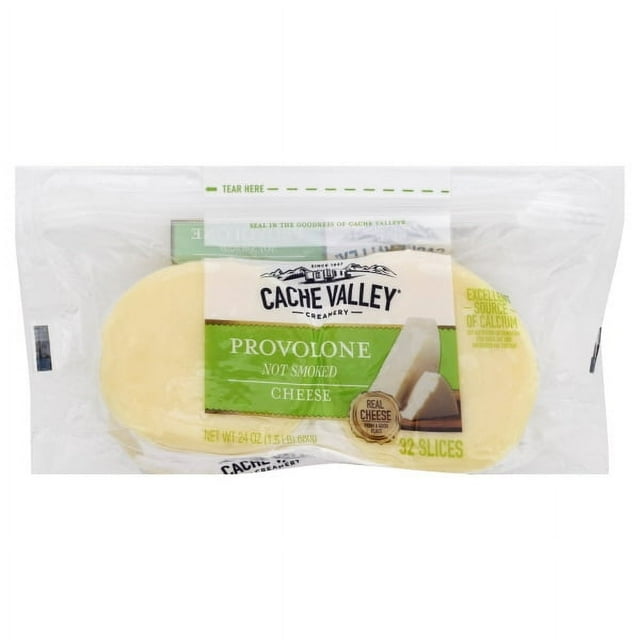 Cache Valley Natural Slices Provolone Cheese, 24 oz.