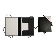 Cachet Deluxe Portfolio With Flaps - 20 x 26, Black