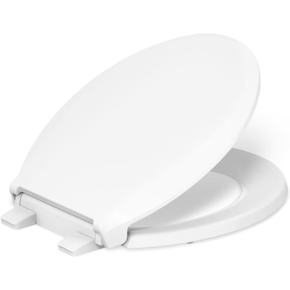 Cachet ReadyLatch Round Toilet Seat Soft Close, White