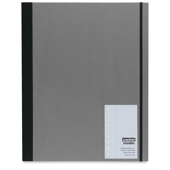 Cachet Studio Portfolio - 22" x 17", Gray, Portrait