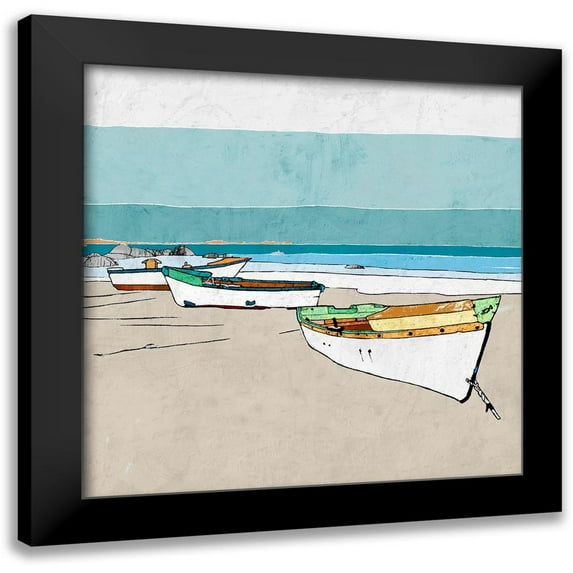 Cacho, E.L. 15x15 Black Modern Framed Museum Art Print Titled - Lined Up