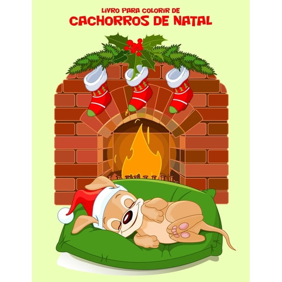 Cachorros de Natal Livro para Colorir de Cachorros de Natal, Book 1, (Paperback)
