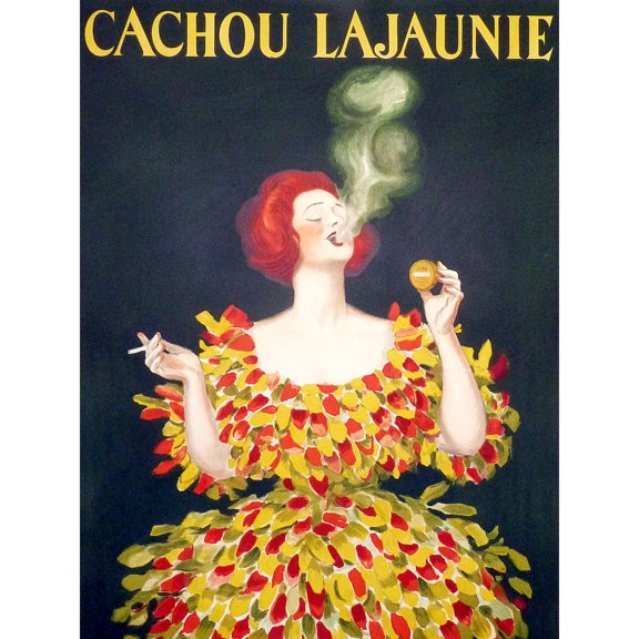 Cachou La Jaunie Vintage Advert Extra Large XL Wall Art Poster Print