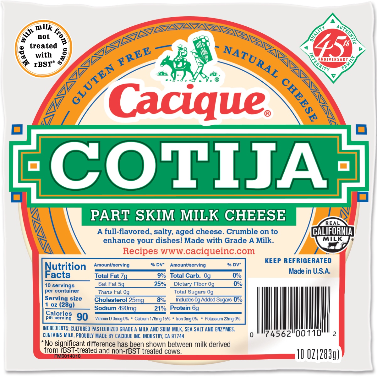 Cacique Cotija Cheese, 12 oz - image 1 of 6