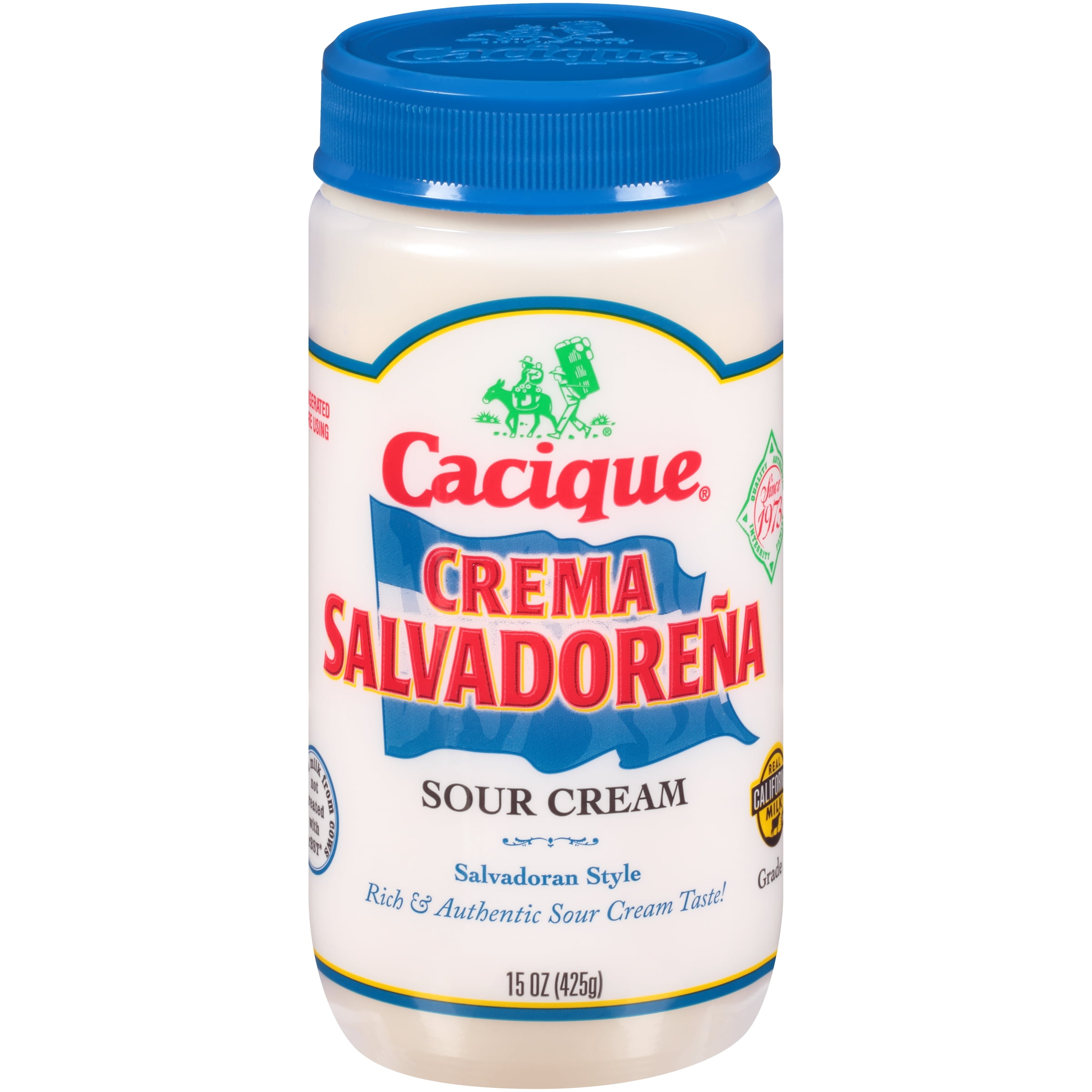 Cacique Crema Salvadorena Sour Cream, 15 oz (Refrigerated)