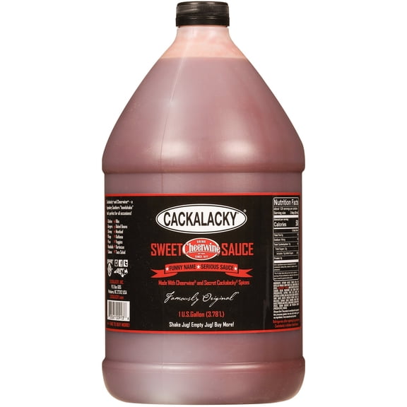 Cackalacky Cheerwine Sweet Sauce - 1 Gallon Jug
