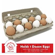 Cackle Hatchery Vented Paper Pulp Egg Cartons Holds 1 Dozen Chicken Eggs 72 Pack