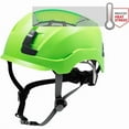 thumbnail image 1 of Caco America B3166778 Non-Vented Safety Helmet 4-Point Adjustable Ratchet Suspension - Green, 1 of 1