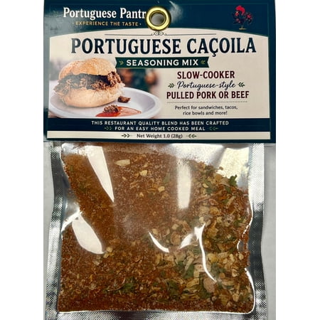 Portuguese Pulled Pork Cacoila Mixed Spices & Seasonings, Gluten-Free, 1 Pack