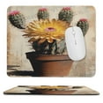 thumbnail image 1 of Cacti Decor Southwest Cactus With Flower Printed Mouse Pad, 10"x12", Square Mouse Pad, Cloth with Rubberized Base, Standard, 1 of 8