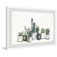 thumbnail image 1 of Cacti Party Framed Painting Art Print, 30.00" x 1.50", 1 of 6