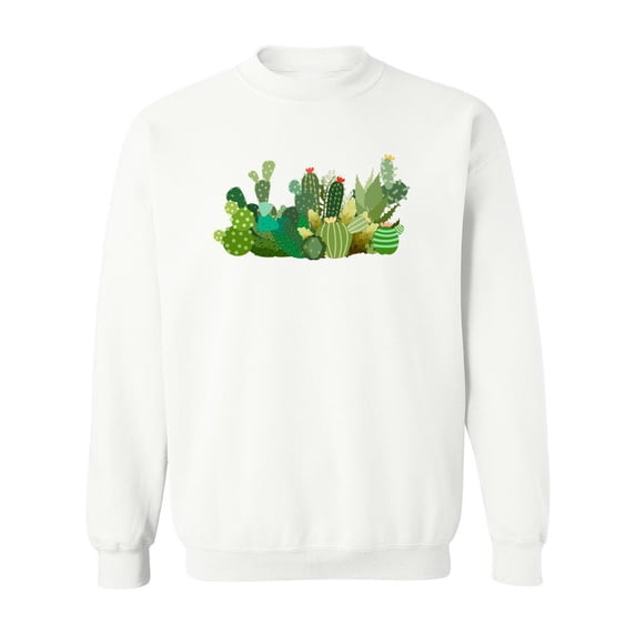 Cacti Sweatshirt Women -SPIdeals Designs, Female x-Large