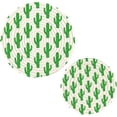 thumbnail image 1 of Cactus 2 Pack Pot Holders Trivets, Heat Resistant Hot Pads for Kitchen Table Decoration Trivets for Hot Dishes/Pot/Bowl/Teapot/Kitchen Hot Pads Trivets, 7" + 9.45", 1 of 7