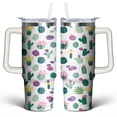 thumbnail image 1 of Cactus 30 Oz Tumbler with Handle Lid and Straw, Stainless Steel Double Walled Vacuum Insulated Cup, Cute Anniversary Wedding Birthday Gifts Tumbler for Women Men Friends Outdoor Indoor, 1 of 1