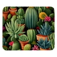 thumbnail image 1 of Cactus 8.3x9.8 Inch Square Desk Mat with Non-Slip Rubber Bottom for Office and Gaming – Printed Mouse Mat, Desk Mat, Gaming Mouse Pad, 1 of 6