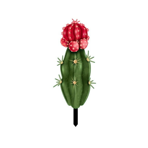 Cactus Acrylic Outdoor Garden Ground Insert Garden Garden Decoration Insert Card