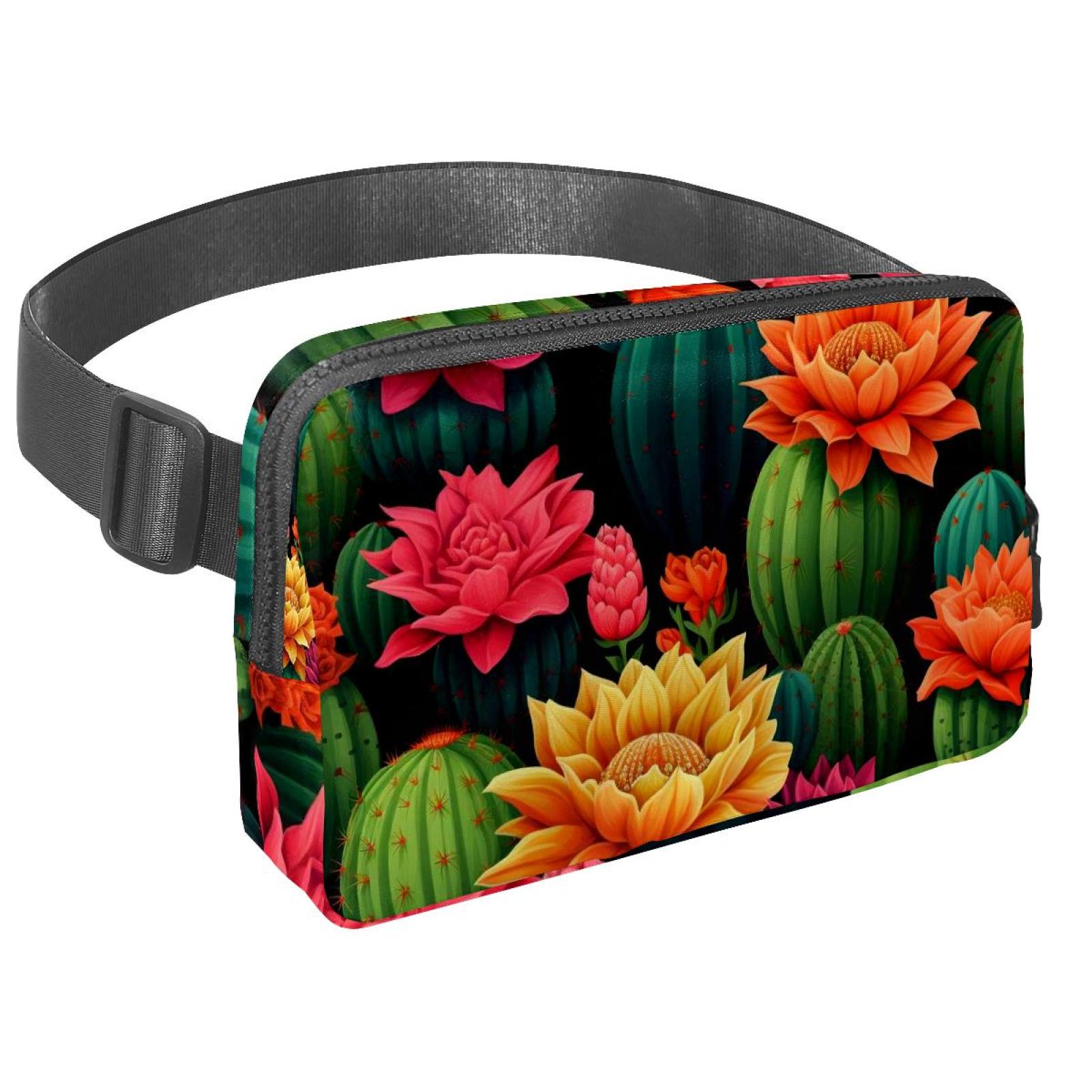 Cactus Adjustable Lightweight Running Belt Waist Bag with Extension Strap for Unisex