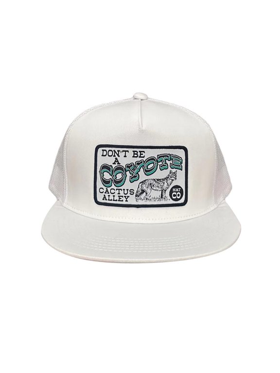 Cactus Alley Coyote White Cap
