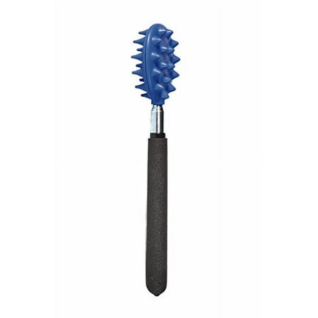 Cactus Back Scratcher On a Stick (Blue) | 26" Sturdy Metal Retractable Back Scratcher | 2 Sides: Aggressive and Soft Spikes | Scratching Stick: Perfect for Men or Women, Great Office Gift ?
