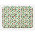 thumbnail image 1 of Cactus Bath Mat, Repetitive Motifs of Cacti Succulent in Summer Tones Graph Notebook Illustration, Plush Bathroom Decor Mat with Non Slip Backing, 29.5" X 17.5", Multicolor, by Ambesonne, 1 of 2