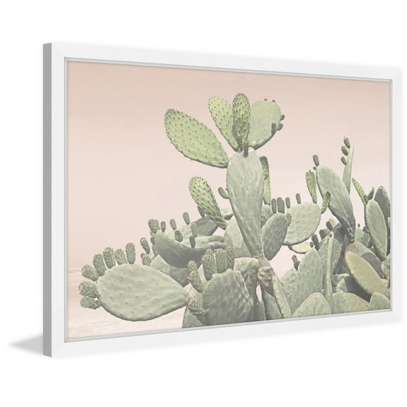 Cactus Bunch Framed Painting Art Print