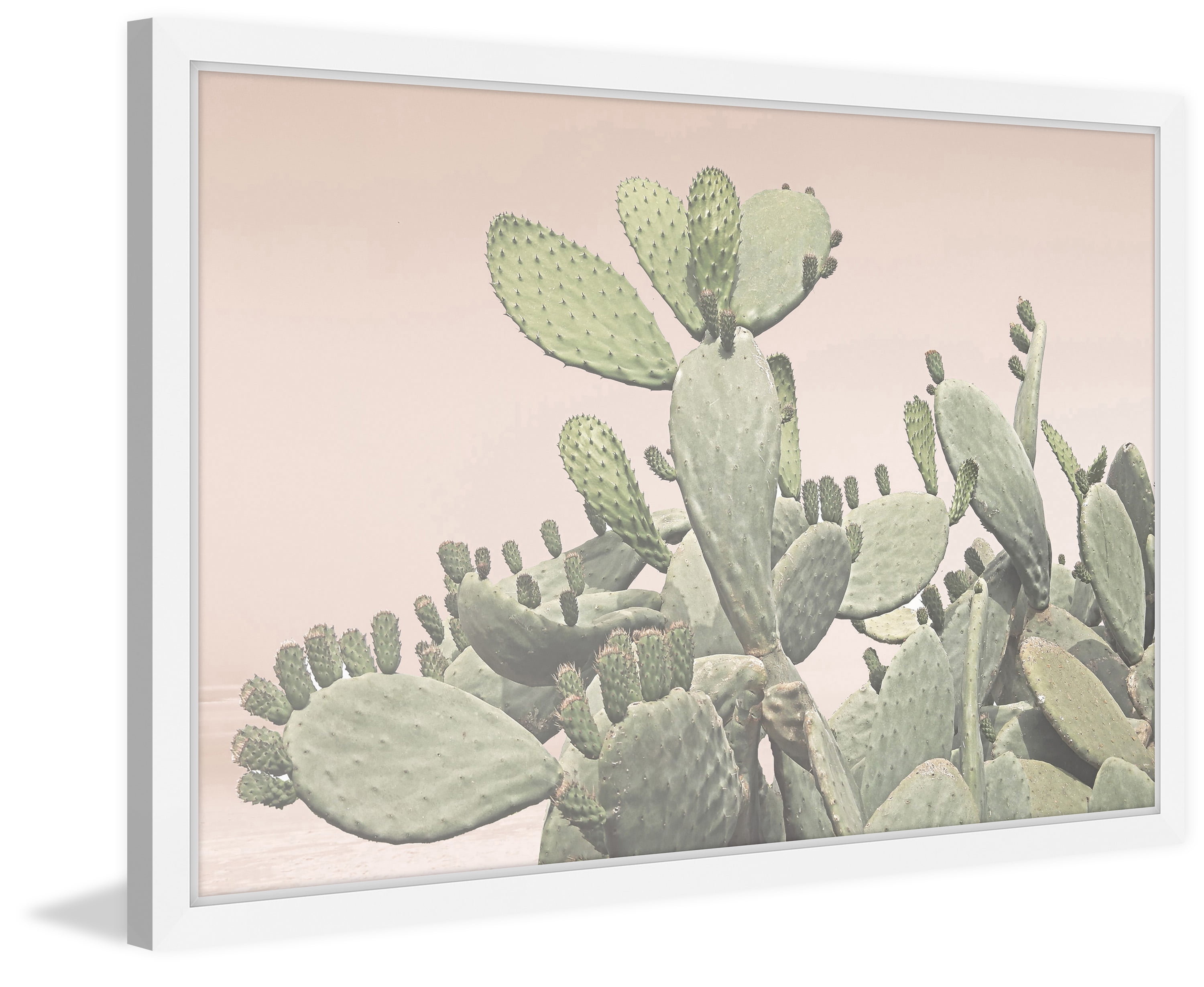 Cactus Bunch Framed Painting Print