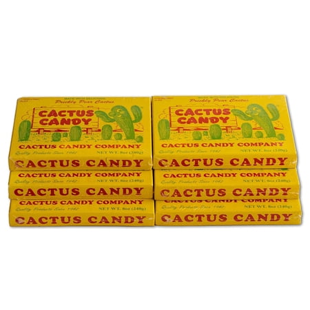 Cactus Candy Company 1/2 LB Box Arizona Prickly Pear Cactus Candy - Set of 6