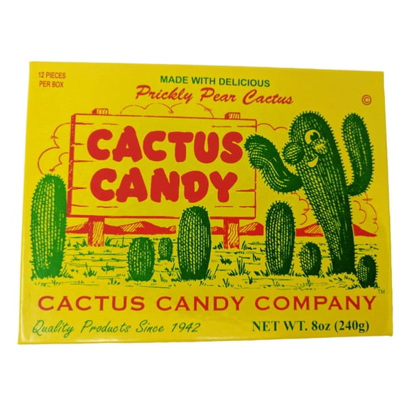 Cactus Candy Company 1/2 LB Box Arizona Prickly Pear Cactus Candy