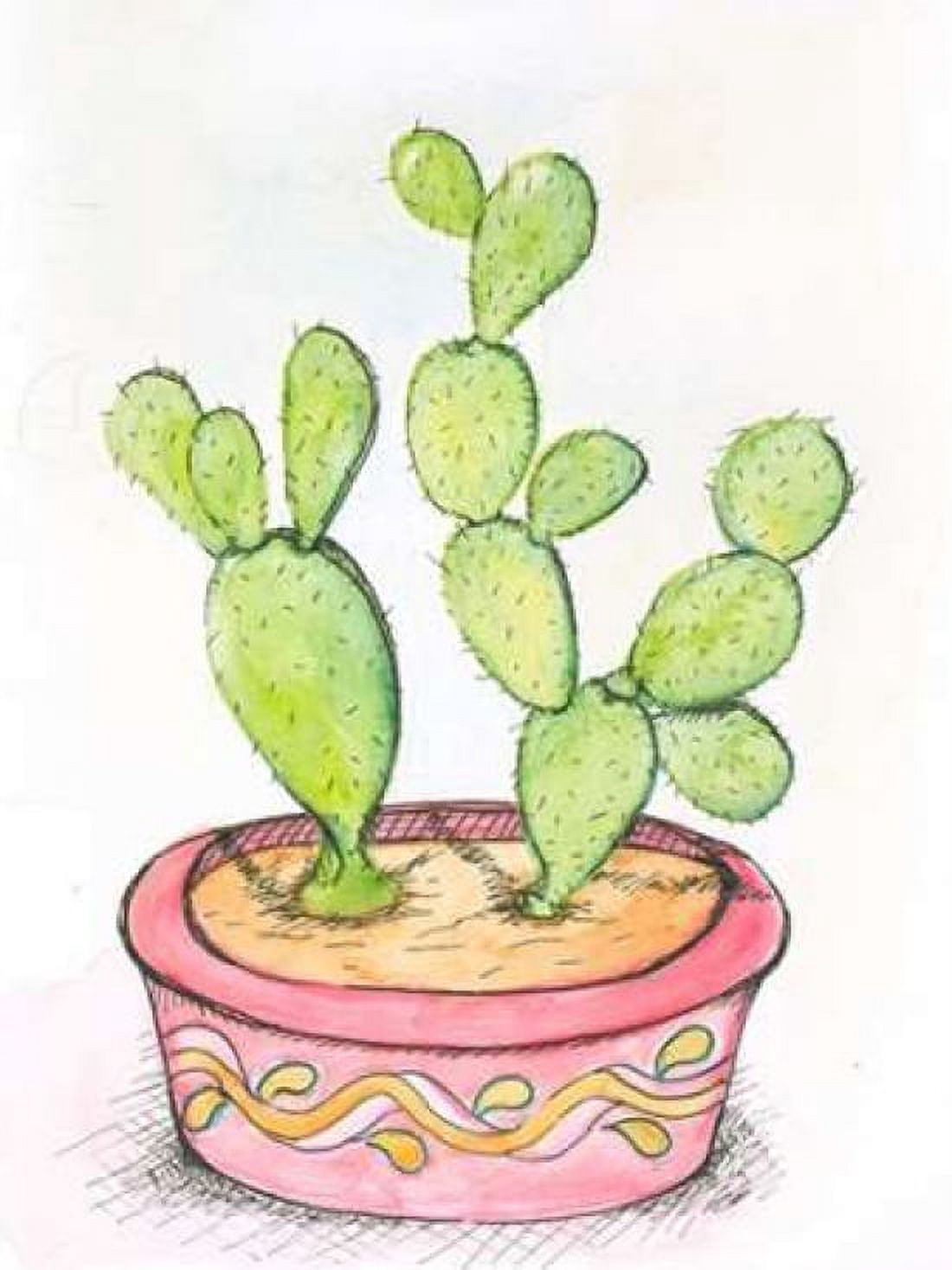 Cactus Canvas Art - Anne Seay (18X24)