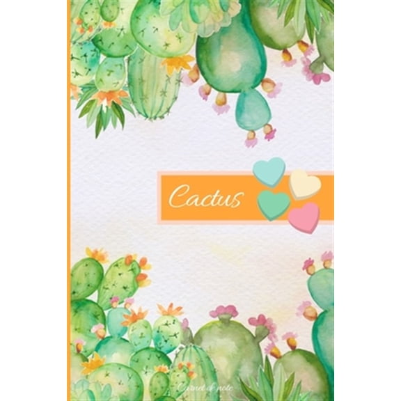 Cactus: Carnet de note et/ou de dessin pour amateurs de cactus - Petit format, 40 pages blanches