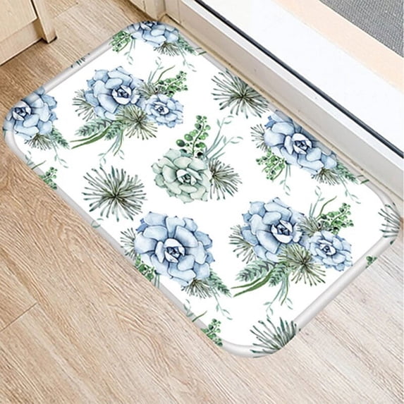 Cactus Carpet Bathroom Entrance Doormat Bath Indoor Floor Rugs Absorbent Mat Anti-slip Kitchen Rug for Home Decor