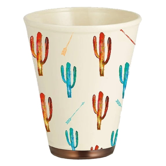 Cactus Ceramic Wastebasket, 1PC