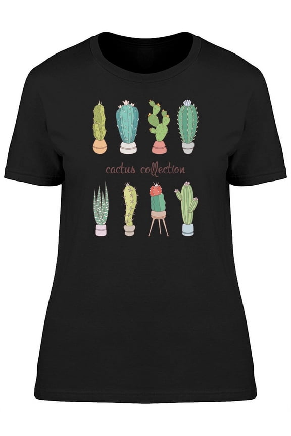 Cactus Collection T-Shirt Women -Image by Shutterstock, Female Small