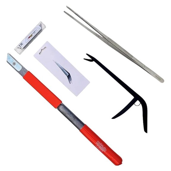 Cactus Combo Kit - Premium Pruning and Propagation Set for Cacti & | Includes PKXL Knife, Cactus Whacker Blade & 12" Long Tweezers for Safe, Precision Plant Care