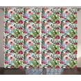 thumbnail image 1 of Ambesonne Flower Curtains 2 Panel Set, Botanic Cactus Desert, 108" x 63", Multicolor, 1 of 3