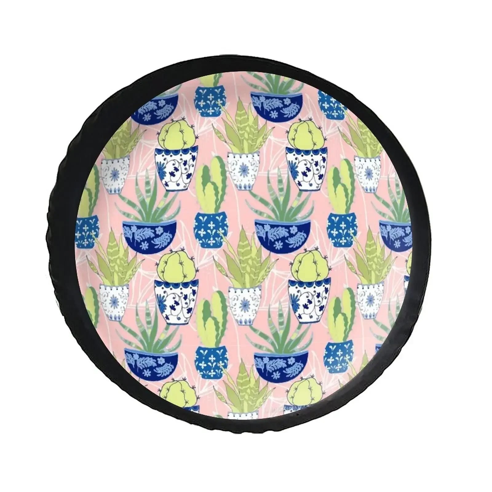 Cactus Desert Sunset Print Tire Safety Shield Universal Polyester Tire