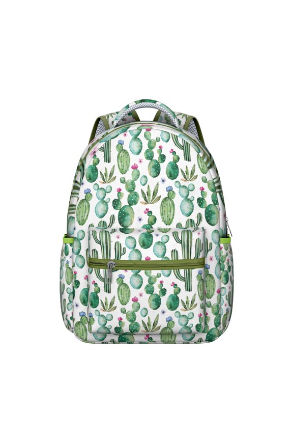 Cactus Design Computer Backpack for School: Durable Laptop Bag Perfect for College Students, Work, Travel, and Commuting, an Excellent Gift for Teens and Adults on the Go
