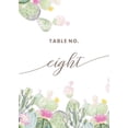 thumbnail image 1 of Cactus Design Table Number Cards Double Sided Party Table Numbers for Reception Baby Shower Anniversary Birthday Bridal Party 4x6 50 Pcs, 1 of 3