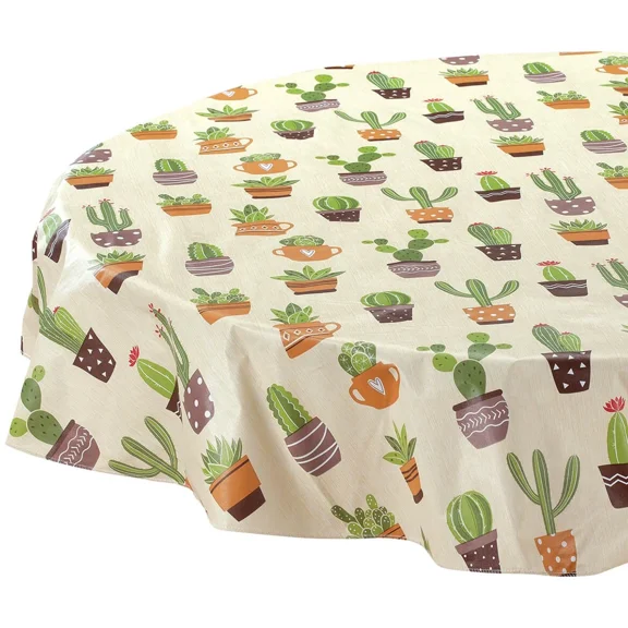 Cactus Design Tablecloth