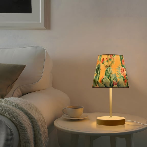 Cactus Desk Lamp 3 Color Modes LED Table Lamp Nightstand Reading Light for Bedroom Living Room