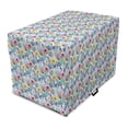 thumbnail image 1 of Cactus Dog Crate Cover, Botanic Detailed Pattern with Desert Sand Flowers in Wild Nature Art Style Print, Easy to Use Pet Kennel Cover for Medium Large Dogs, 35" x 23" x 27", Multicolor, by Ambesonne, 1 of 6
