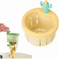 thumbnail image 1 of Cactus Drain Catcher, 2025 Upgraded Kitchen Sink Drain Strainer, Pop up Universal Stainless Steel Sink Stoppers, Automatic Pressing Anti-Clogging Waste Collector Filter for Home Use, 1 of 8