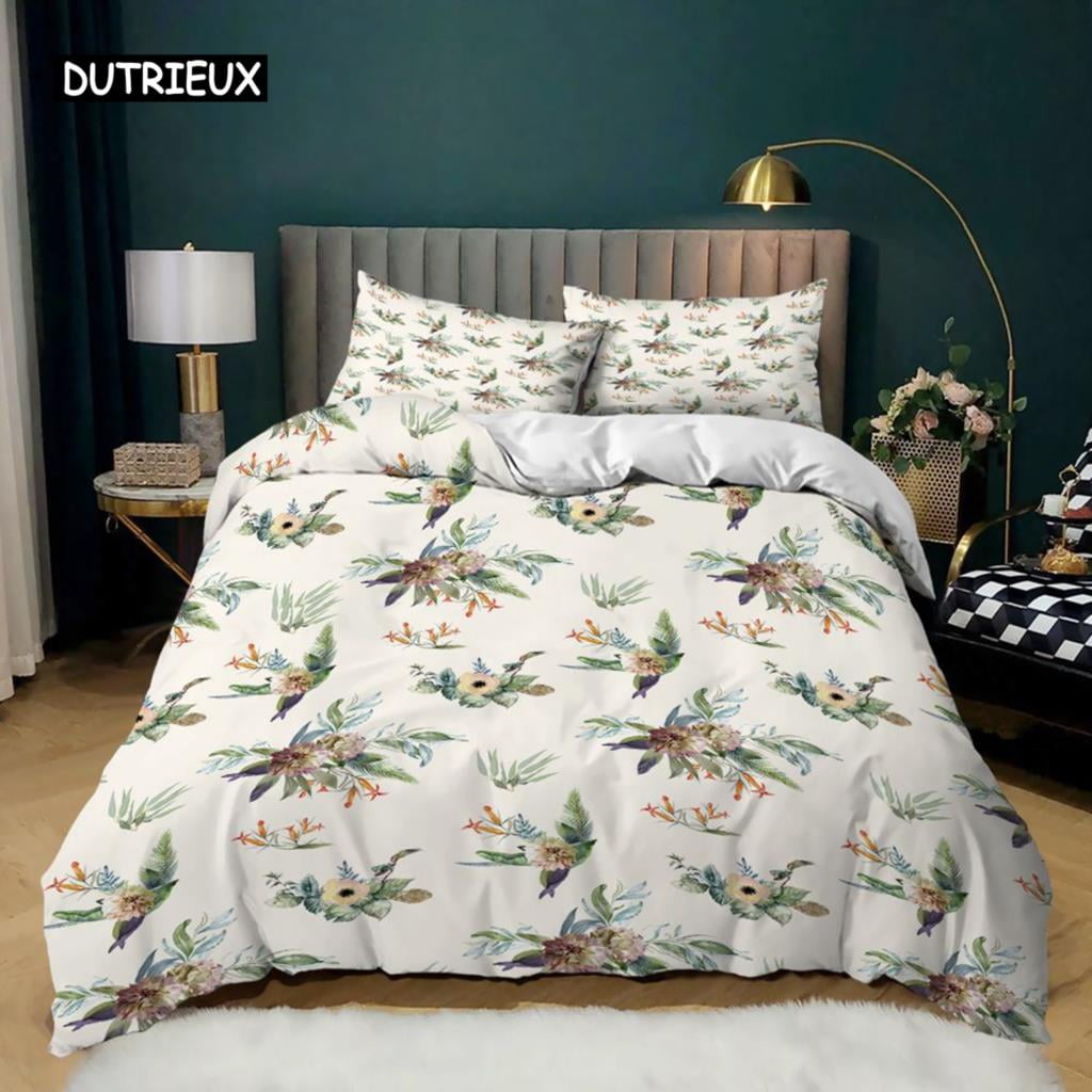 Cactus Duvet Cover King Polyester Watercolor Cacti Pattern Print